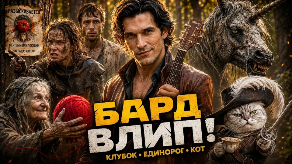 Легенда о Золотой Лютне: Серия 1 | 🧶 Поворот не туда | 🦄 Фэнтези сериал от Лютника