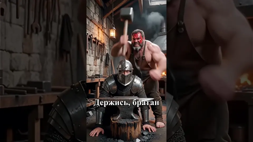 Когда кузнец решил помочь рыцарю... 🤣